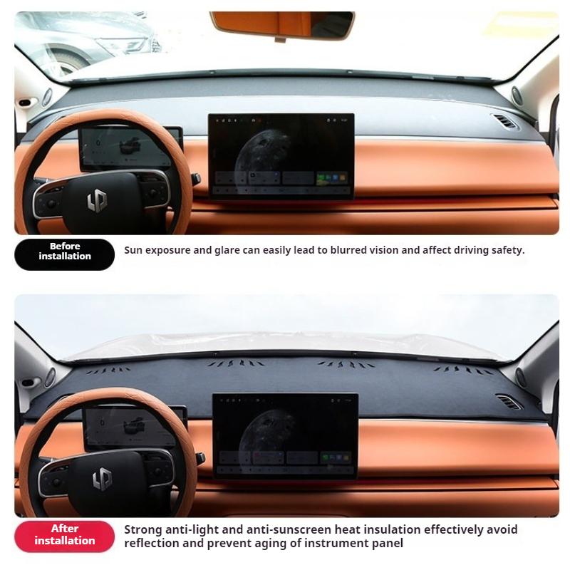 Fit For Leapmotor C10 C16 C11 B10 B01 Lafa5 Car Dashboard Sun Cover Mat Anti Slip Sunshade Anti UV Interior