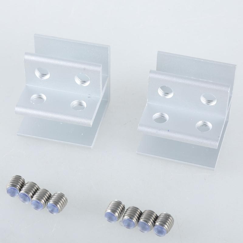 10 pz Supporti per Piastrelle in Alluminio Staffe di Connessione per Piastrelle Clip di Fissaggio per Piastrelle in Alluminio set per Facile Connessione Angolare a 90 Gradi delle Piastrelle