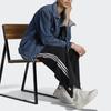 adidas Essentials 3 Stripes French Terry Wide Pants Black White Women's Lifestyle Pants HZ5747