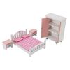 Children Simulation Miniature Dollhouse Bedroom Scene Small Furniture Home Role Playing Educational 