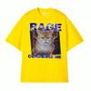 Funny Rage Consumes Me Comfort Angry Cat Meme Graphic TShirts Mens Clothing Vintage Classic 100 Cotton Oversized T Shirt Tops