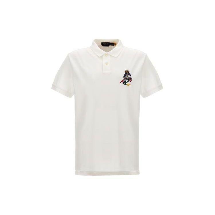

Polo Ralph Lauren Вышитая рубашка поло Slim Fit Мужские топы Белый 710853312-023 XL