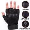 Military Fan Black Hawk Tactical Gloves Men's Anti-Stab Fighting Self-Defense Training Combat Half-finger Gloves Special Forces Hard Shell