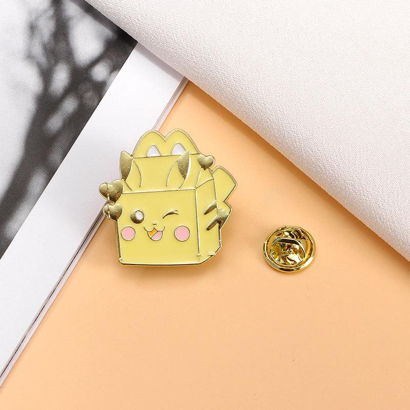 Pokémon Pikachu Brooch Pokémon Pokémon Cute Clothing Accessories Zinc Drip Oil