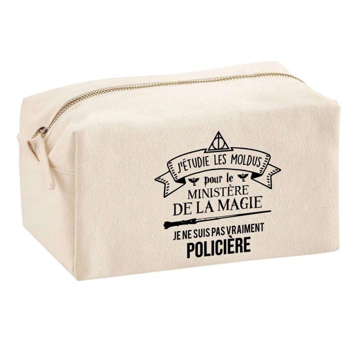 Police Multifunction Pouch Ministry of Magic Gift Colleague Retirement Departure Idea | School Pencil Case Office Supplies