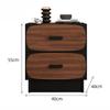 Wooden Night Table Bedroom Side Bed Tables Living Room Luxury Retro Storage Cabinet Household Modern Bedroom Organizer Furniture