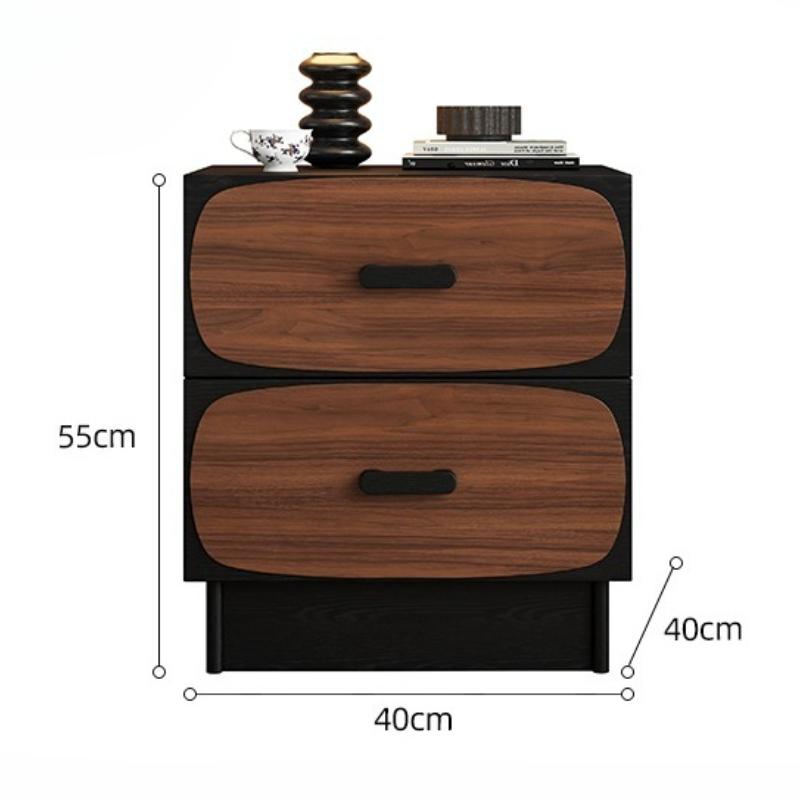 Wooden Night Table Bedroom Side Bed Tables Living Room Luxury Retro Storage Cabinet Household Modern Bedroom Organizer Furniture