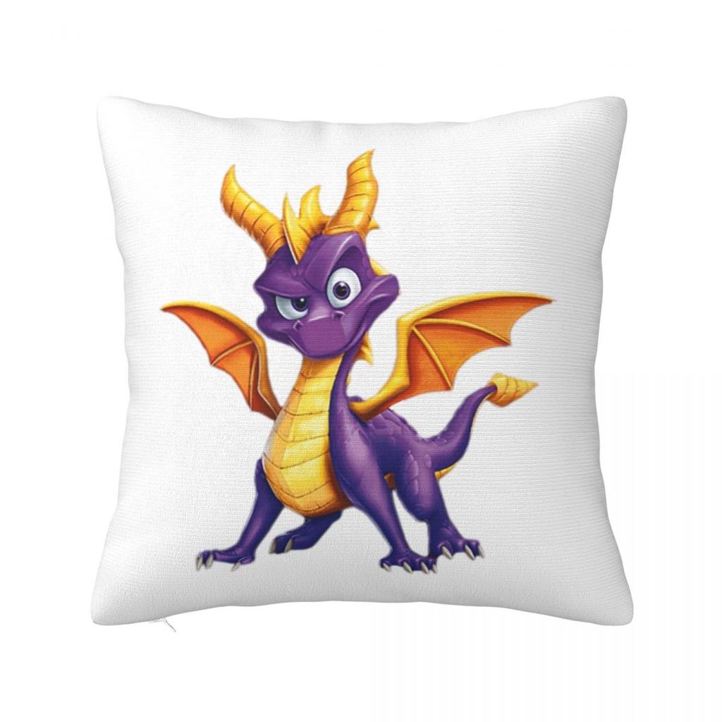 Ice Spyro Square Pillowcase Pillow Cover Polyester Cushion Zip Decorative Comfort Throw Pillow for Home Sofa