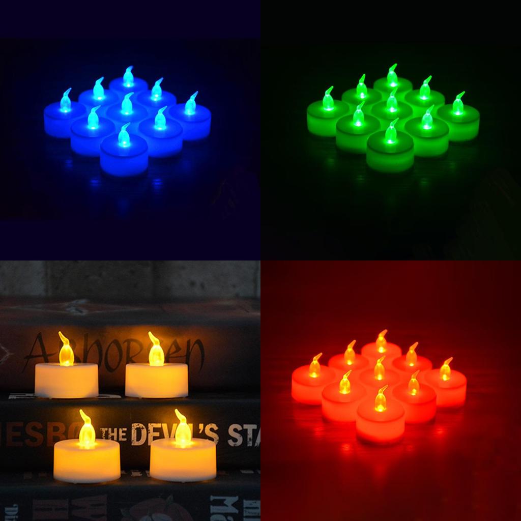 Timeless 24pcs Flameless Led Candle Tea Lights For Charming Christmas Celebrations