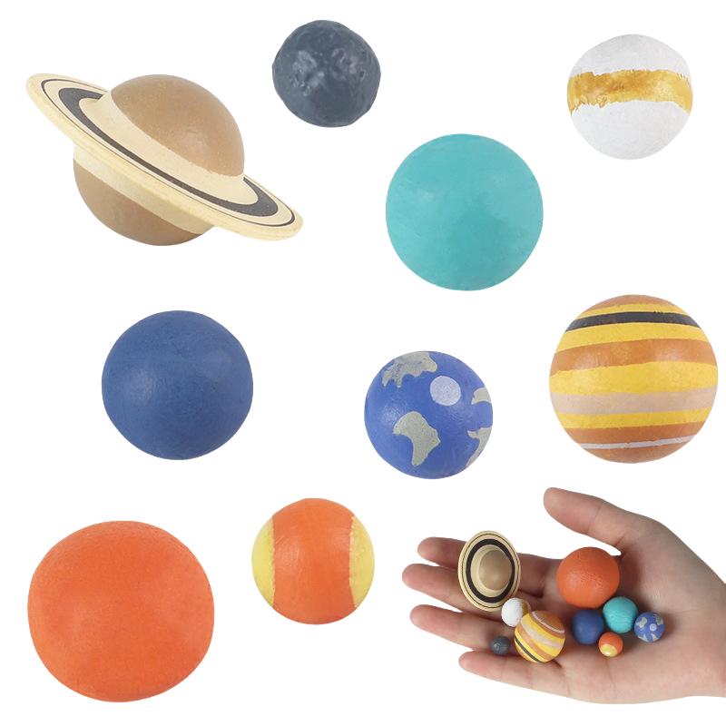 Bai Fen Bai Toys Toys Simulation The Solar System Cosmic Planet System The Earth Universe Scale Ratio Model Figures Teaching Materials Science Learning Educational