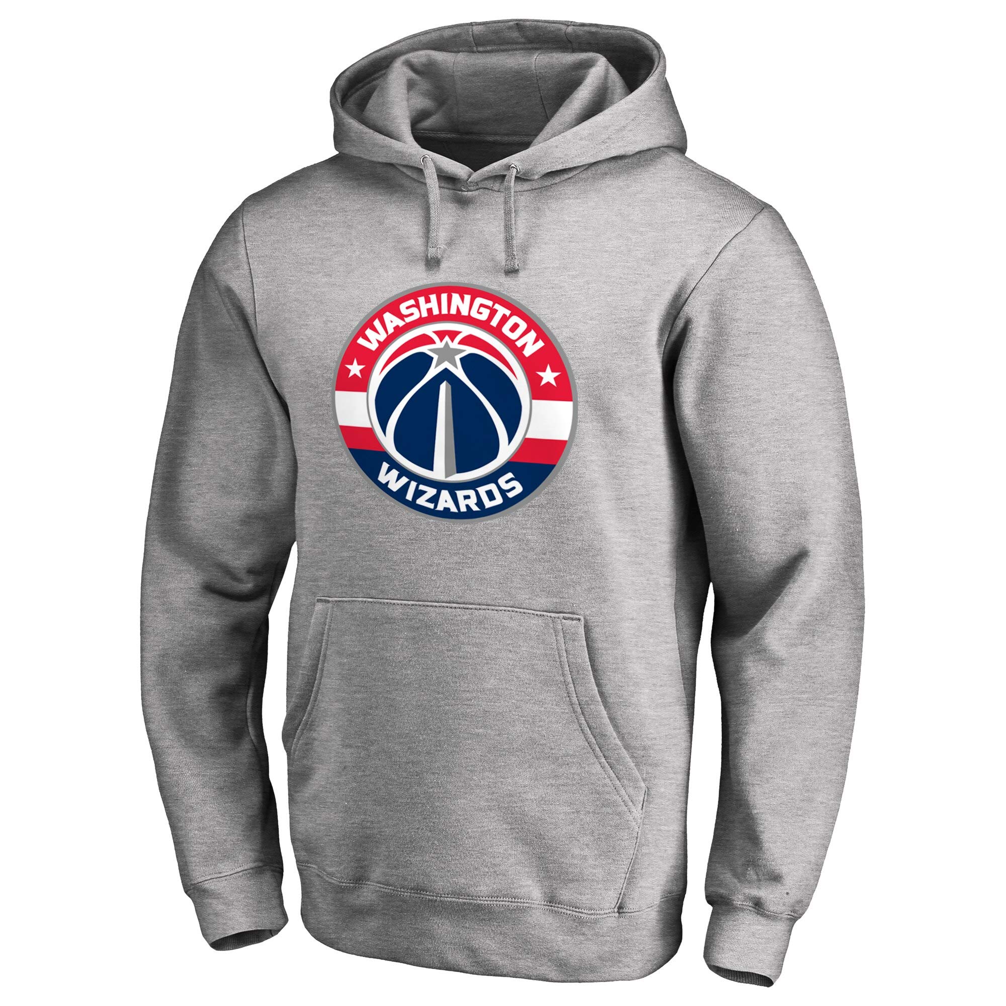Fanatics NBA Washington Wizards Team Logo Hoodie (US Medium, Gray) [Parallel Import]