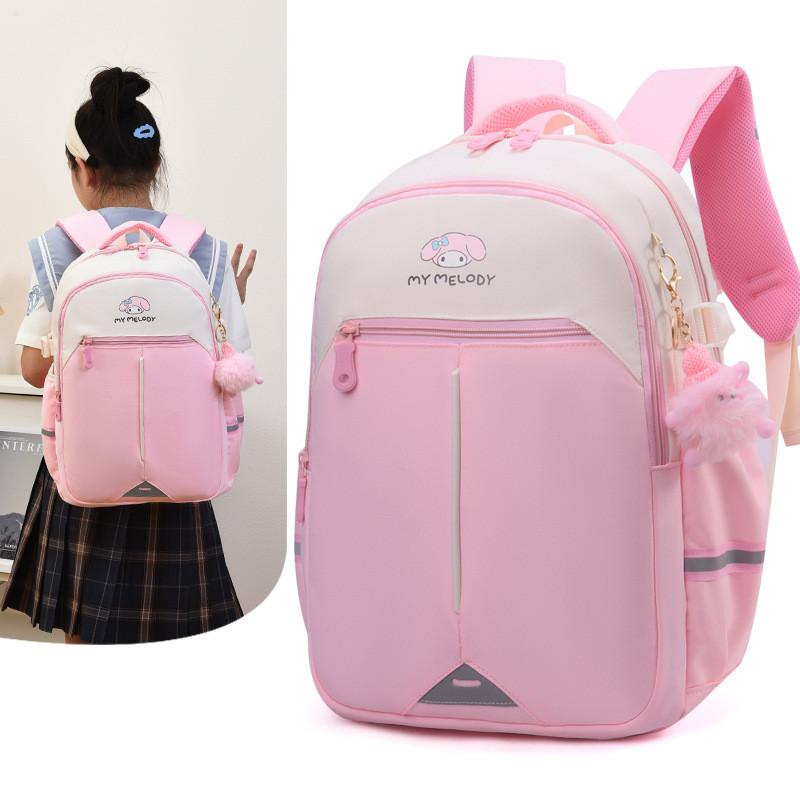 Cinnamoroll Kuromi Melody Backpack With Antiload And Spinal Protection For First To Third Grade Students