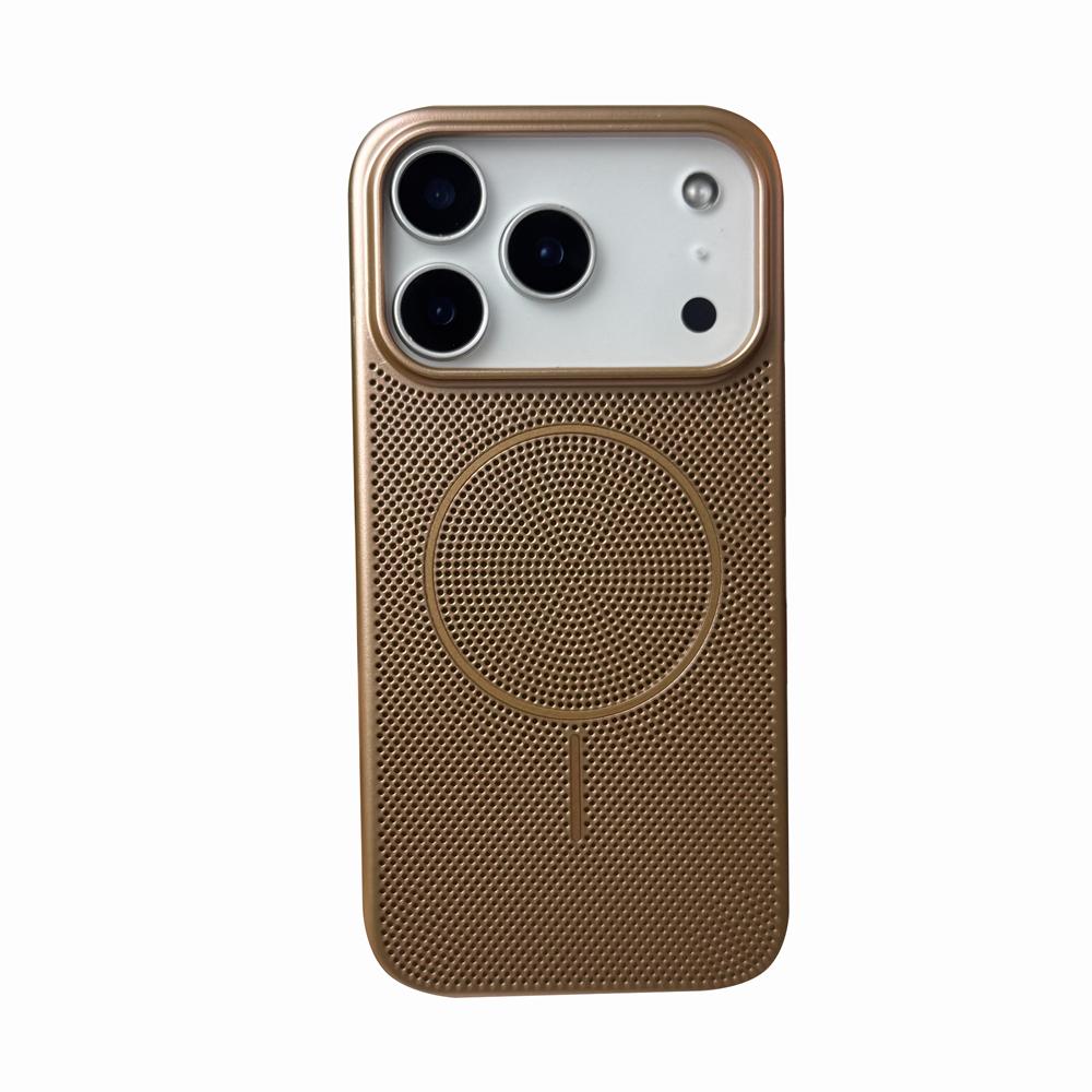 Heat Dissipation Cooling Magnetic Case For iPhone 17 16 15 14 13 12 11 Pro Max Plus Air Grid Breathable For Magsafe Slim Cover