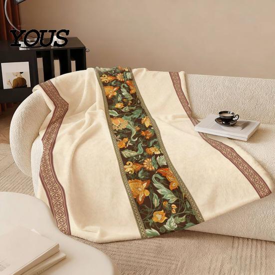 Skin-friendly Nap Blanket for Air-Conditioned Rooms, Lightweight Flannel Throw Blanket, Double-Sided Soft Anti-Static Cozy Shawl Home Office