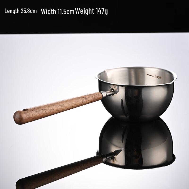 Qianxing 304 Stainless Steel Mini Pot with Wood Handle
