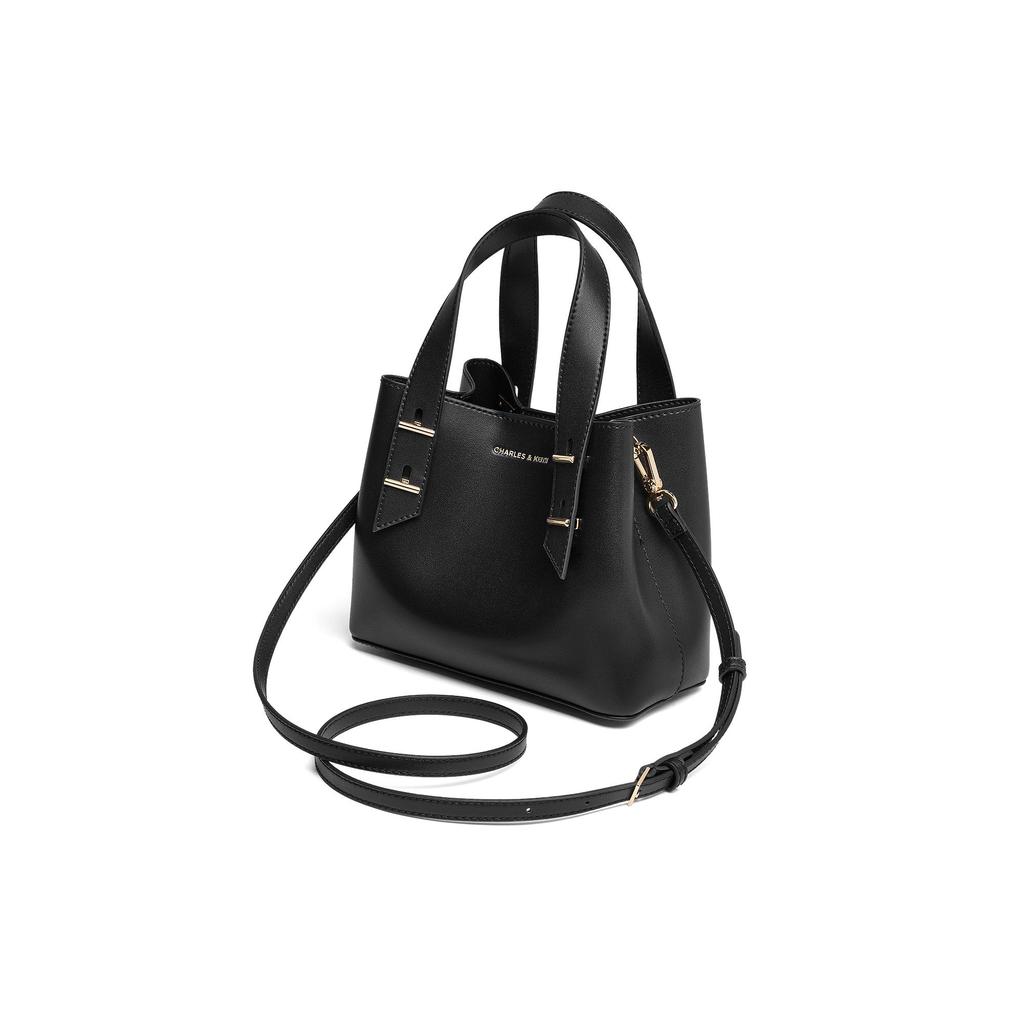 Charles & Keith Summer High-Value Versatile Popular Style Simple Commuter Tote Bag Crossbody Bag PU Shoulder Bag Small Size Women bags CK2-30782725