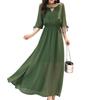 Korean Green Long Maxi Perfect for and Other Formal School Entrance Ceremonies [88flix] Dress, Dress, Slimming, Parties, Weddings, Funerals,