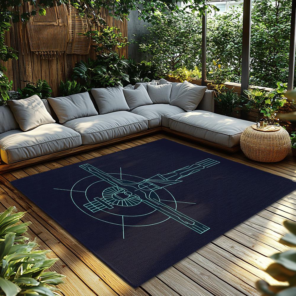 Modern Abstract Area Rug Living Room Carpet Geometric Design Non-Slip Floor Mat Home Decor Indoor Outdoor Welcome Mat Entrance R