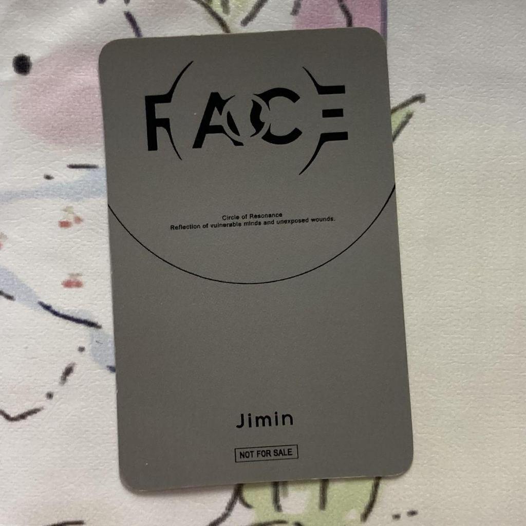 [USED] Jimin JIMIN FACE Universal BTS Lucky Drop Trading Card