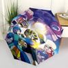 1pc Mega Man Automatic Folding Umbrella, 3-Fold Design, 8-Bone Frame, Outdoor for Fans, Travelers, Daily Use, Gift Idea.Y042