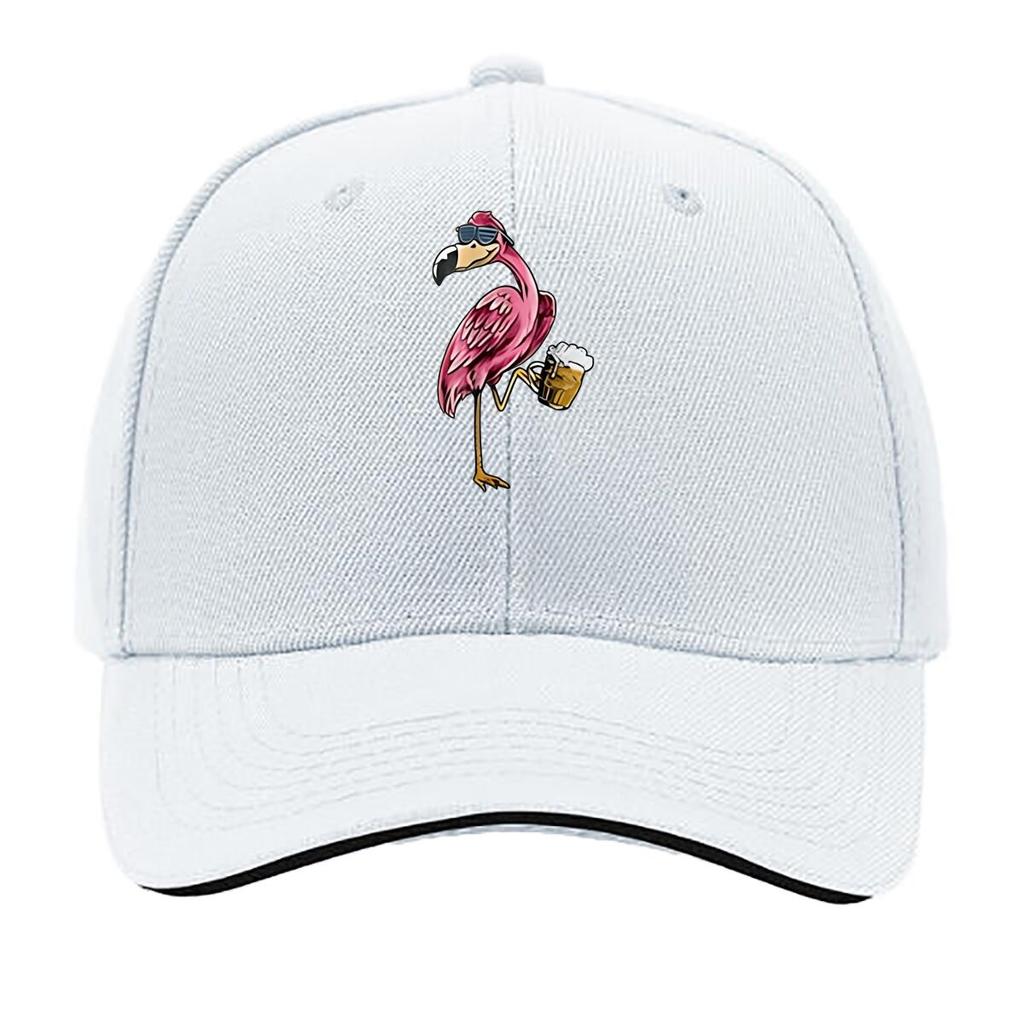 Printed Thousand Cranes Lightweight Outdoor Washable Curved Brim Hat Adjustable Size Fashionable Sandwich Baseball Cap