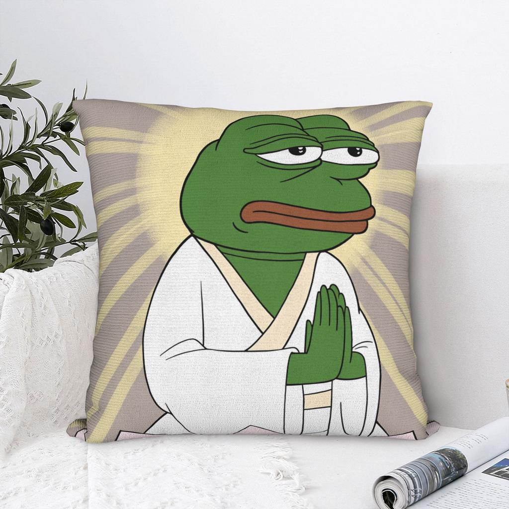 Pepe the Frog Pillow Case Retro Trendy Pillow Cover Soft Pillowcases For Sofa Home Decoration