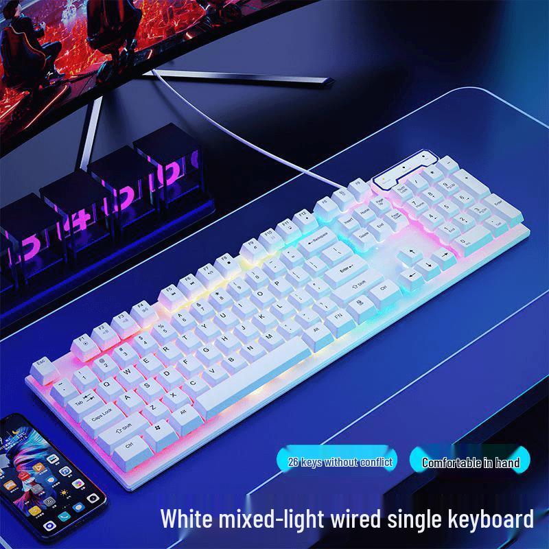 

You Shi Wired Gaming Keyboard Mouse Headset Set