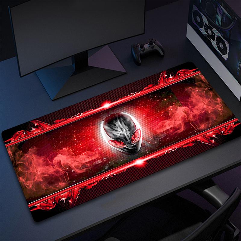 Alienware Rgb Mouse Pad Gaming Desk Accessories Deskmat Keyboard Mat Mousepad Gamer Mats Anime Mause Pc Pads Carpet Kawaii Large