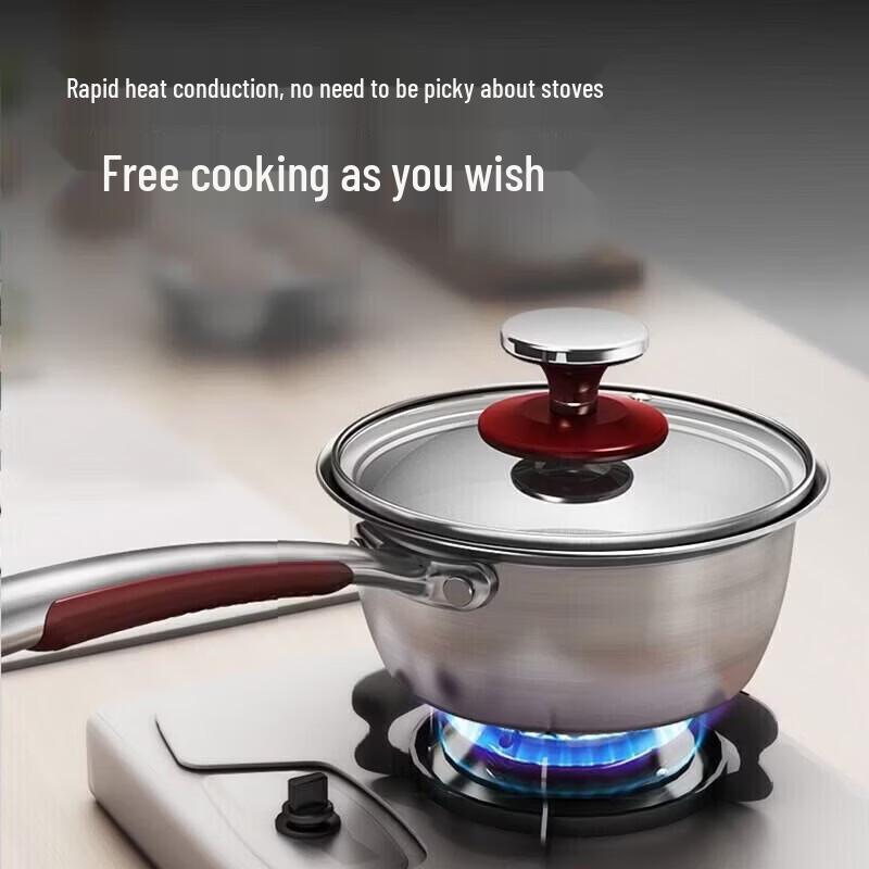 Kobach 16cm Stainless Steel 2-Piece Cookware Set