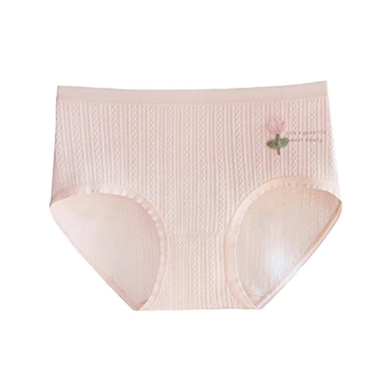 Big Size Female Summer Pure Cotton A Class Baby Cotton Middle Waist No Scar 10A Antibacterial Briefs