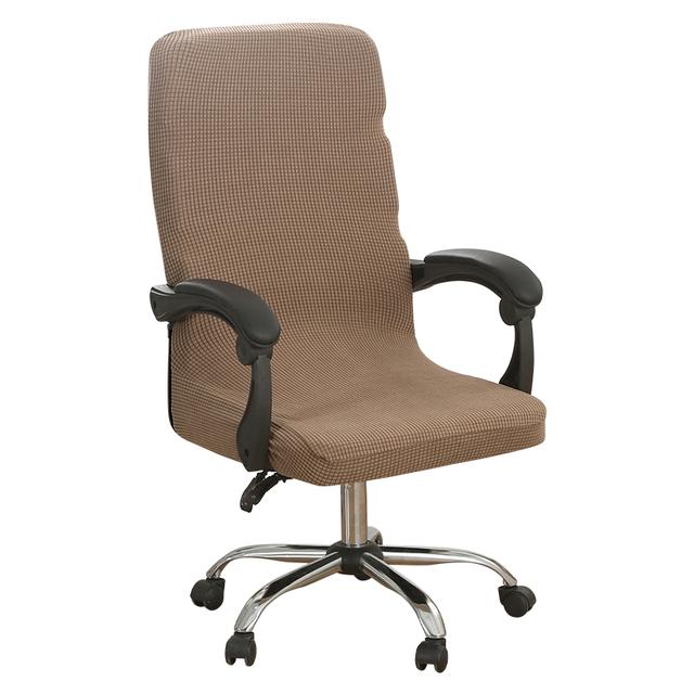 Эластичный офисный подъемник, чехол для компьютерного кресла, современный антигрязный вращающийся чехол для сиденья чехлы для домашних стульев, съемные чехлы L