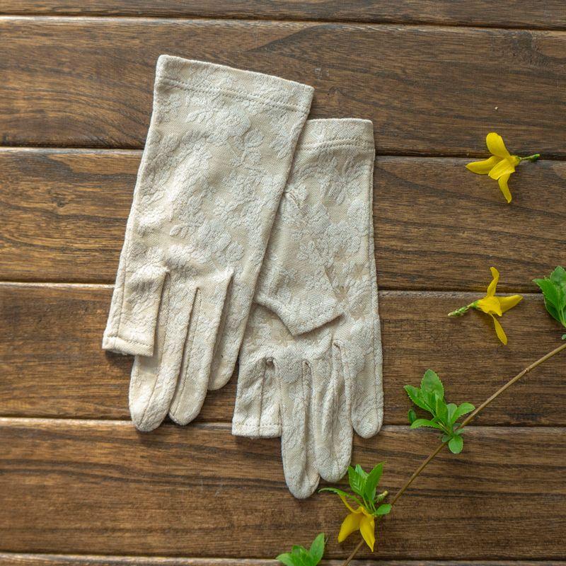 

Export New Women s UV-Resistant Cotton Plaid Breathable Driving Non Slip Touch Screen Sun Protection Gloves UV Gloves Pink One size