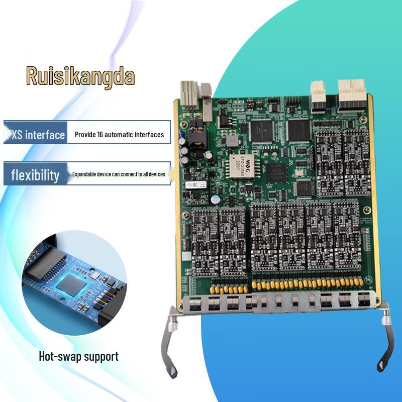 

Raisecom SLT8800 Series 16-Port FXS/FXO Interface Card