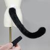 Lovely Plush Tail Cats Tail for Halloween Carnival Birthday Party Remote Control Wagging Tail Anime Cosplay Accessories