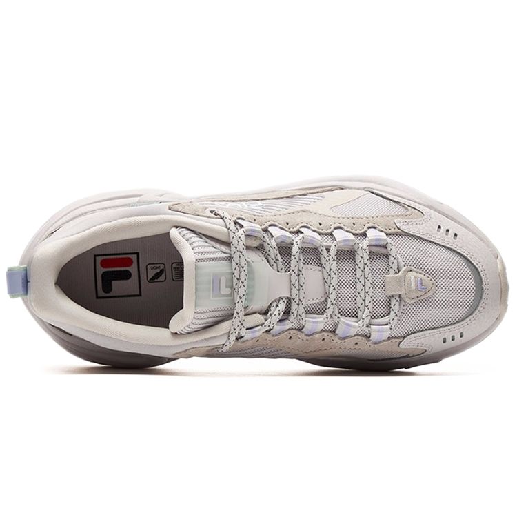 Fila Pantera Comfortable Shock Absorbing Wear Resistant Low Top Dad Shoes Women Sneaker Gray F12W141107FNC