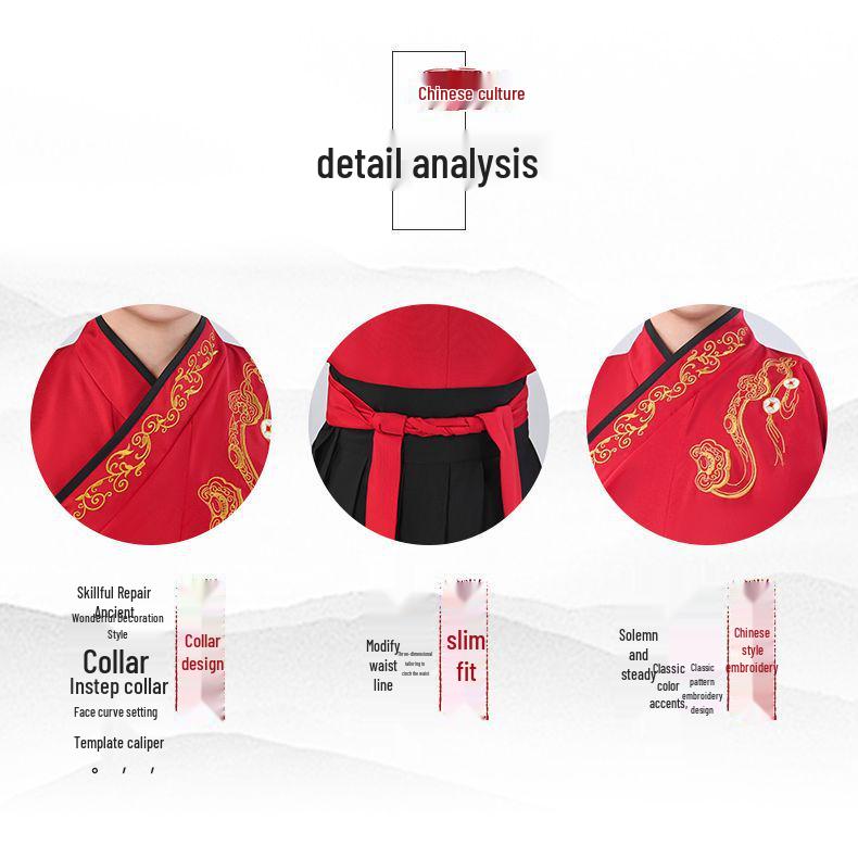 Children's Hua Mulan Hanfu Costume for Boys and Girls - Chinese Style Choir and School Uniform