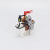 New Moc Small Particle Assembly Building Blocks Horse Travel Weapon Weight Horse Medieval Castle Scene Ornament