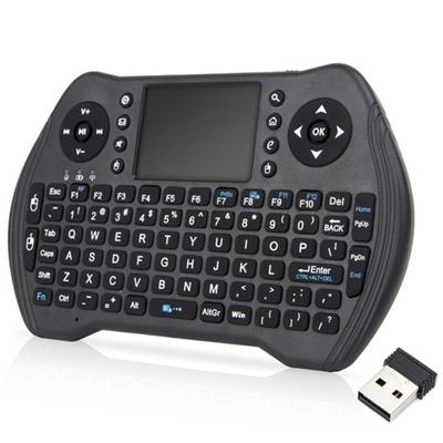 Android TV Kutusu PC Dizüstü Bilgisayar için Dokunmatik Yüzeyli I8 MT10 2.4GHz Mini Kablosuz Klavye