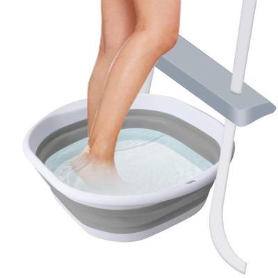 Foldable Wash Basin Plastic Portable Pool Foot Bath Basin Kitchen Fruit Vegetable Washing Basin Footbath Tub Camping Laundry Car Wash Basin