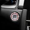 TOMALL Bling Car Engine Start Button Cover Diamond Crystal Push Start Ring Sticker Sparkly Accessories Ignition Button Rhinestone Emblem Decorations