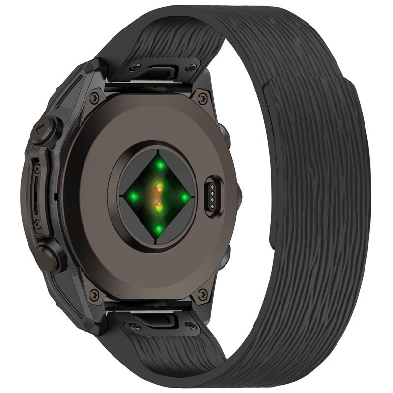20mm 22mm 26mm Silicone Magnetic Band for Garmin Fenix 8 43 47 51mm 7X 7 7S 5X 5S 6 6X 6S Plus 3HR Quick Fit Bracelet WristStrap