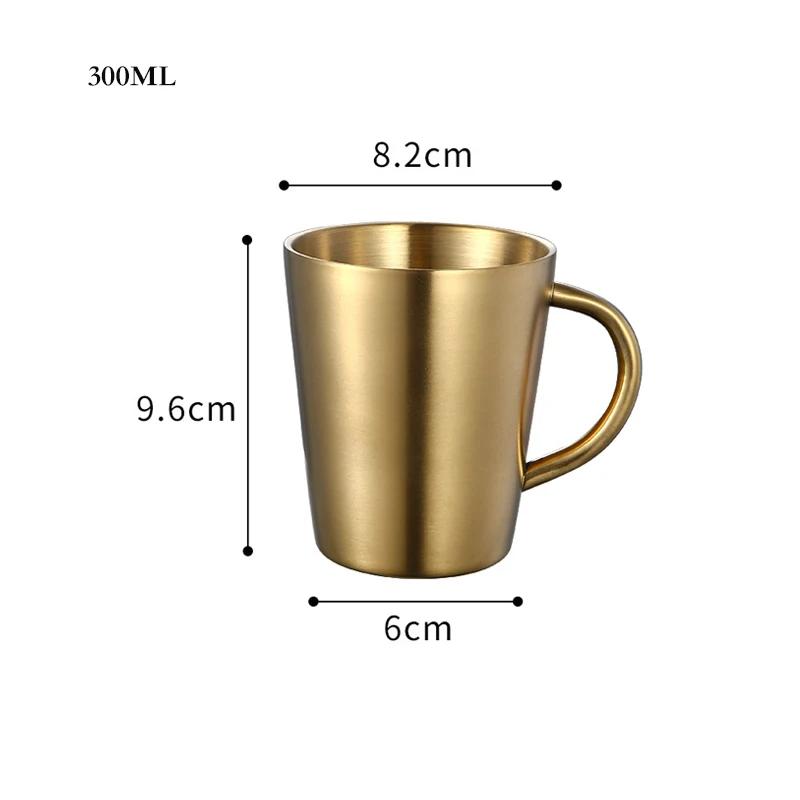 Stainless Steel Thermal Cup Mug for Office Tea Leak-Proof with Lid Coffee Beer Travel Camping Home Tumbler Drinkware 300/420ml