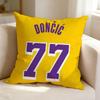 Basketball star LLuka Doncic  Square DoubleSided printed Pillow Case Bedroom Bedside Pillow Sofa Cushion Cover