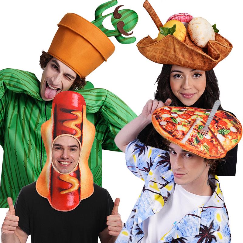 Funny Plant Food Halloween Hat for Stage Performance and Couples