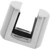 Sliding Shower Door Bottom Guide, 304 Stainless Steel Shower Floor Bottom Door Replacement Parts, Frameless Glass Sliding Barn Door Mount Track