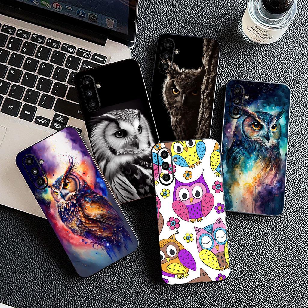 Wallpaper Owl Bird Silicone Phone Cover for Motorola Moto G86 G57 E14 E15 G14 G34 G35 G84 G24 A54 G15 Power E22 Soft Case