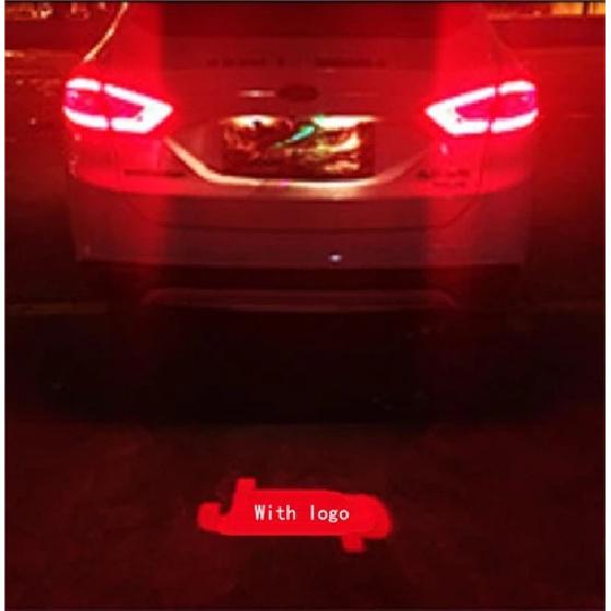 Car Motor Motorcycle Tail Decorative Car Logo Projector 12V  24V LED Emergency Braking Back UP Stop Laser Light