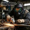 Face Protector Auto Darkening Welding Helmet Detachable Head-mounted Welder Mask Breathable Antiglare Welding Face Shield