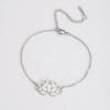 Bracelet Fleur de Lotus Dawapara Charme Lotus Bonne Fortune Bracelet Femme Cadeaux Amoureux Méditation Yoga Bijoux Couple Acier Inoxydable