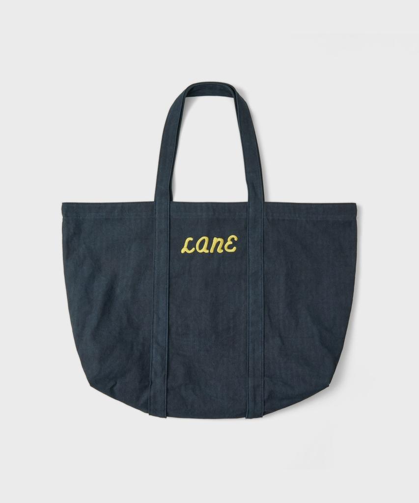 Lane Apartment Cotton Logo Big Bag [Navy]